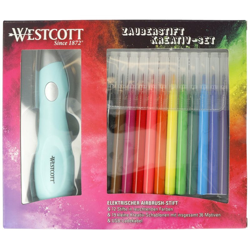Westcott Toverstift Creatiefset met Airbrushpen